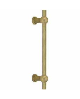 Meubelgreep Chemin de Fer 174mm messing getrommeld