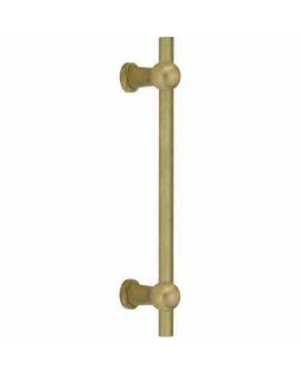 Meubelgreep Chemin de Fer 240mm messing getrommeld