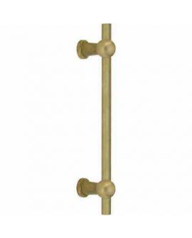 Meubelgreep Chemin de Fer 174mm messing getrommeld