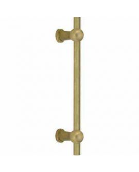 Meubelgreep Chemin de Fer 240mm messing getrommeld