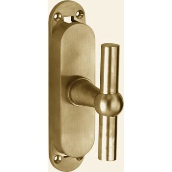 Krukespagnolet rechts Chemin de Fer T model, messing getrommeld