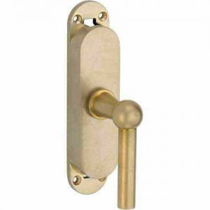 Krukespagnolet Chemin de Fer L Links messing antiek